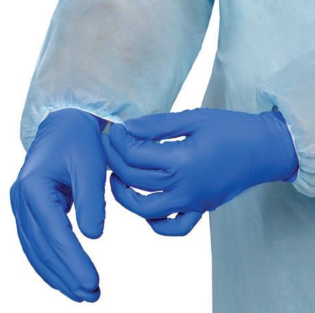 Халат хірургічний, довжина 110cm(см), рукав на резинці, розмір універсальний, спанбонд 30g/m2(г/м2), стерильний, одноразового використання,ТМ «АХІЛЛ»